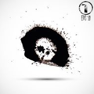 Grunge Texture for design or scrapbook vector N3
