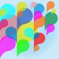 Abstract colorful background with bubbles Vector N3