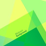 Abstract Geometric Green Background Template