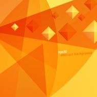 Abstract Geometric Orange Background Template N2