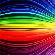 Abstract rainbow warped stripes colorful background N2