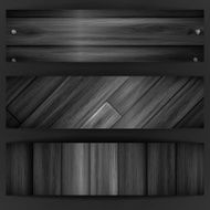 Wooden grey banner N3