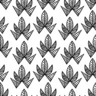 Seamless pattern with abstract flowers N35