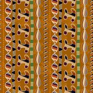 Ethnic seamless texture with geometric elements