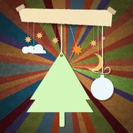 Vintage Christmas greeting card N2