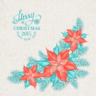 Christmas mistletoe garland