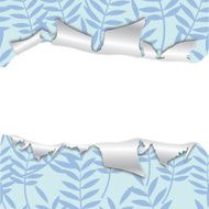 Art vector leaves pattern Seamless background torn texture