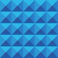 Abstract blue geometric squares seamless pattern