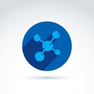 Molecule vector icon