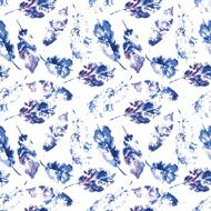 cute pattern of beautiful prints leaves