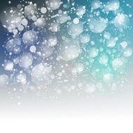 Blue sky background with snow for your text