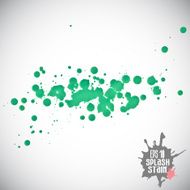 Vector abstract grunge backgrounds Splatter shapes
