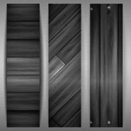 Wooden grey banner N4