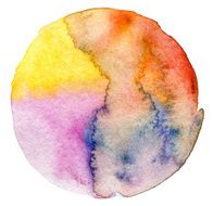 Abstract watercolor painted background N55