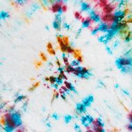 batik - abstract spotted ornament on silk
