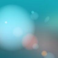 Blue blurred background with bokeh