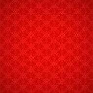 Seamless red pattern with snowflakes N4