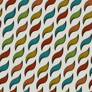 Seamless pattern with ringlets