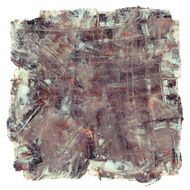 Abstract brown grunge painted rectangle