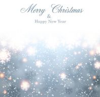Christmas background with fallen snowflakes N12
