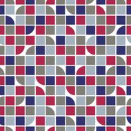 Vector geometric bright background abstract seamless pattern