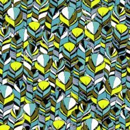 Seamless ethnic pattern with feathers N16