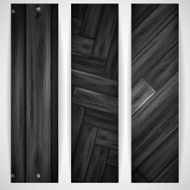 Wooden grey banner N5