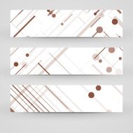 Vector banner set for your design N131