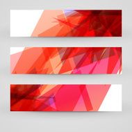 Vector banner set for your design N132