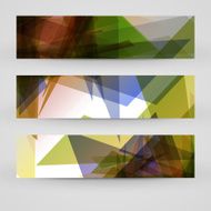 Vector banner set for your design N133
