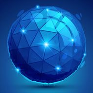 Plastic pixel colorful dimensional element sparkle element