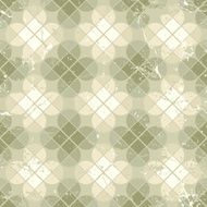 Vintage quatrefoil decorative seamless pattern vector