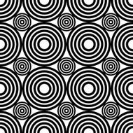 Seamless geometric black and white stripes background simple N3