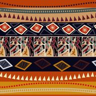Seamless texture with African animals
