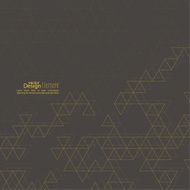 Creative abstract triangle pattern N36