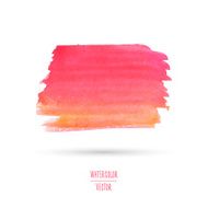 Gradient pink watercolor spot Design template