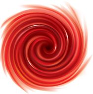 Vector swirling red backdrop Juice of fruits