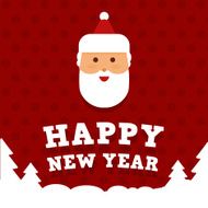 Happy new year greeting card N12