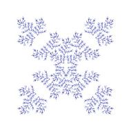 watercolor snowflake N20