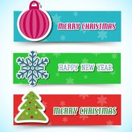 merry christmas and happy new year background cards concepts N23