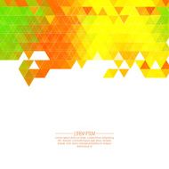 Creative abstract triangle pattern N39