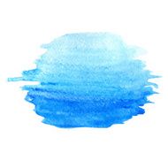 Watercolor vector blue spot