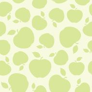 vector pattern with apples N8