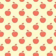 vector pattern with apples N10