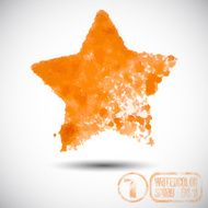 Watercolor spray shape vector background N3
