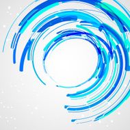 Futuristic abstract shape illustration N5