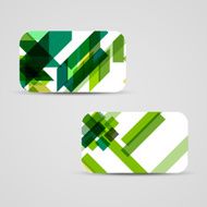 Vector business-card set for your design N350