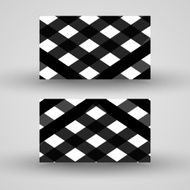 Vector business-card set for your design N352