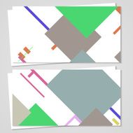 Vector business-card set for your design N353