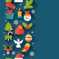 Merry Christmas and Happy New Year seamless pattern N8